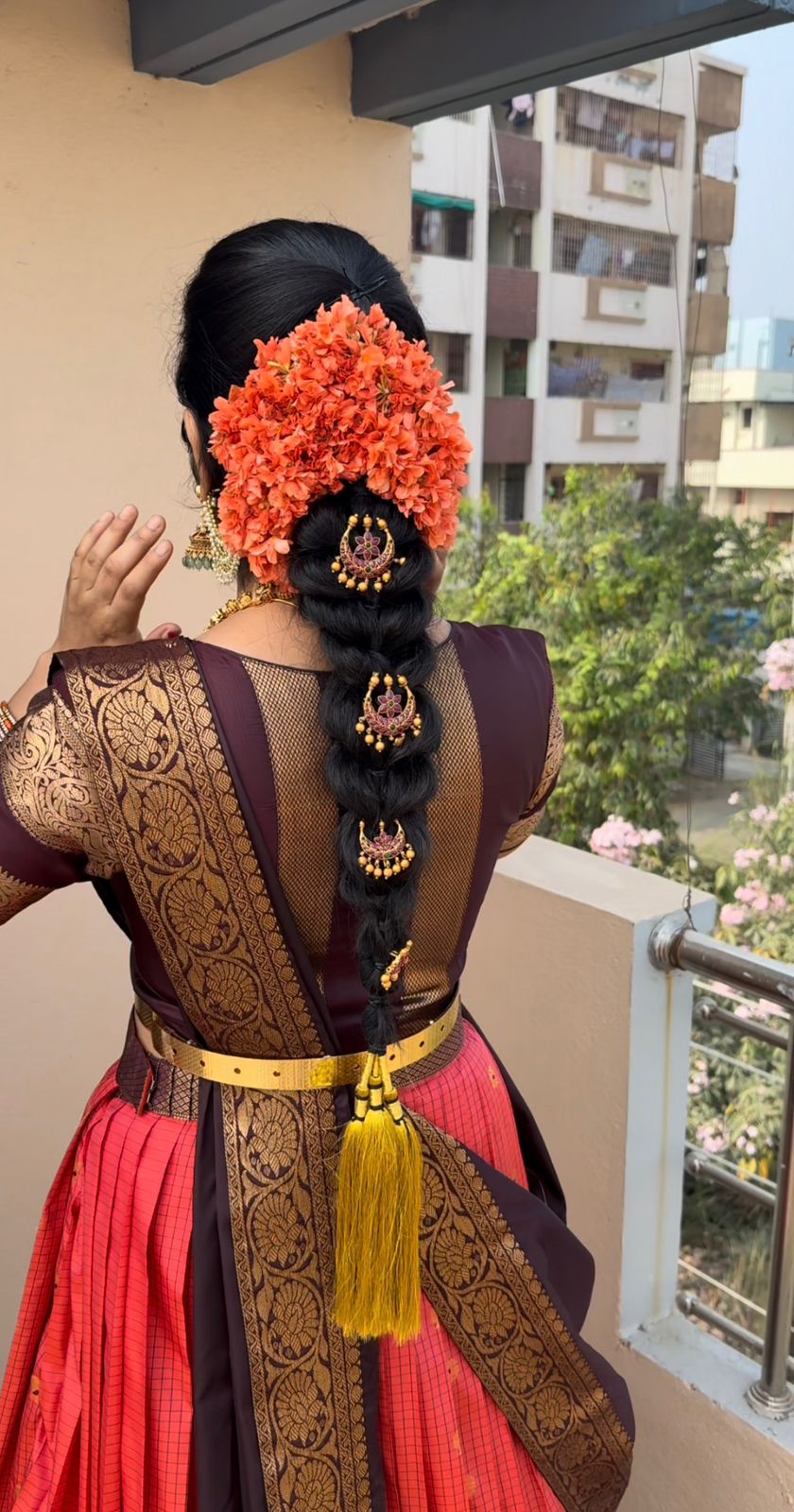 Vintage Gadwal Pattu Lehenga