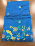 Cut Work Blue Mangalagiri Saree