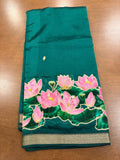 Aplic Green Mangalagiri Saree