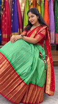 Vintage Gadwal Pattu Lehenga set